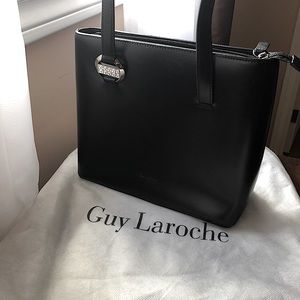 NWOT Guy Laroche Purse (Black, Crystal)